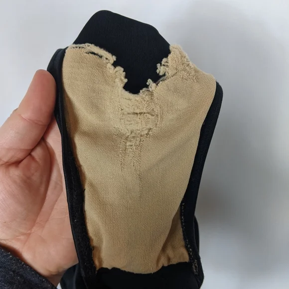 Vintage Black White Striped Bathing Suit Swimsuit One Piece Mod Retro Sz 11/12 - Picture 4 of 7